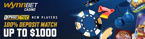 WynnBET Online Casino Michigan Promo Code for $1,000.